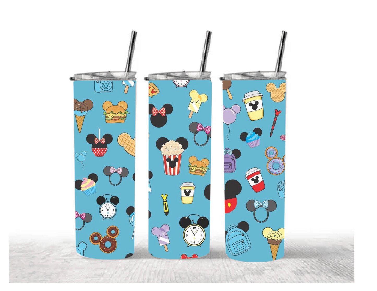 Park Foodie Blue 20 oz tumbler