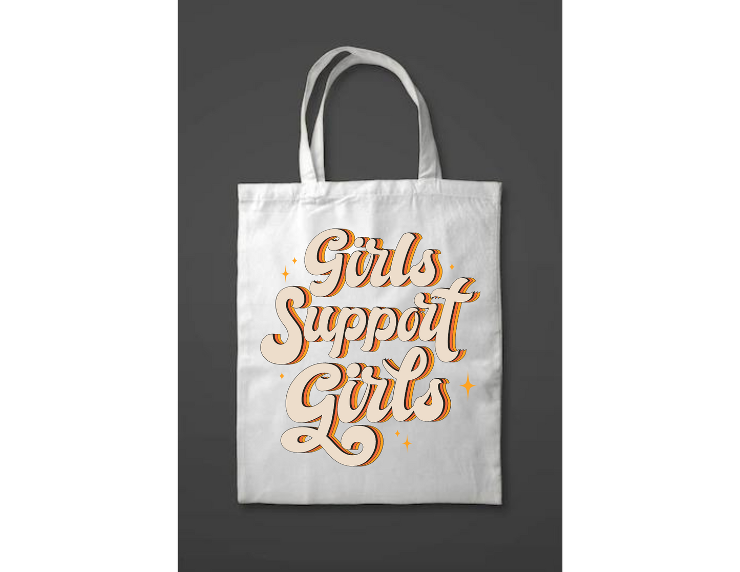 Girls support girls tote bag