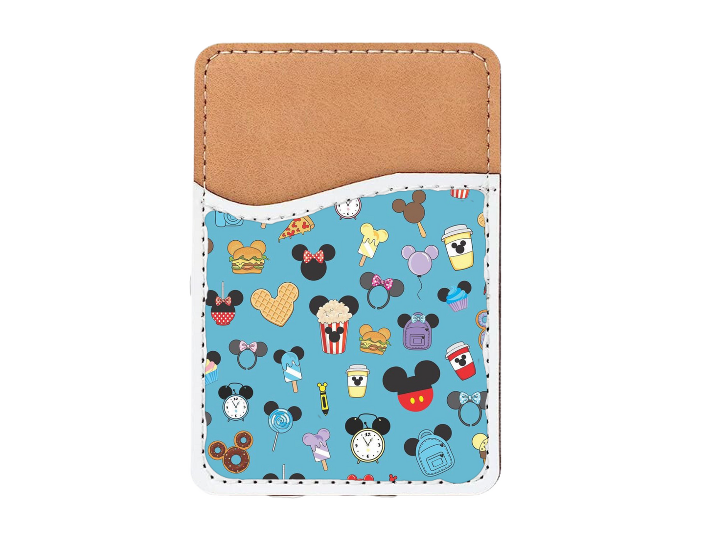 Park foodie blue phone wallet