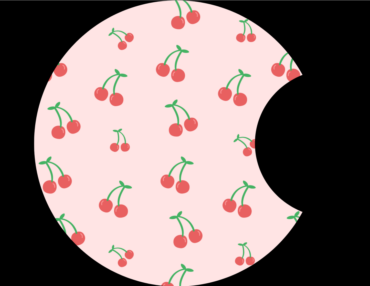cherry car coaster 2 pack