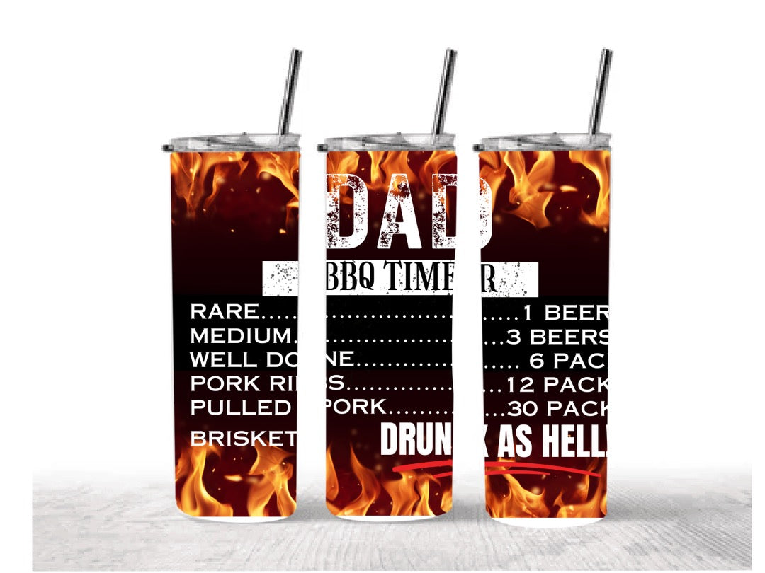 BBQ timer 20 oz tumbler