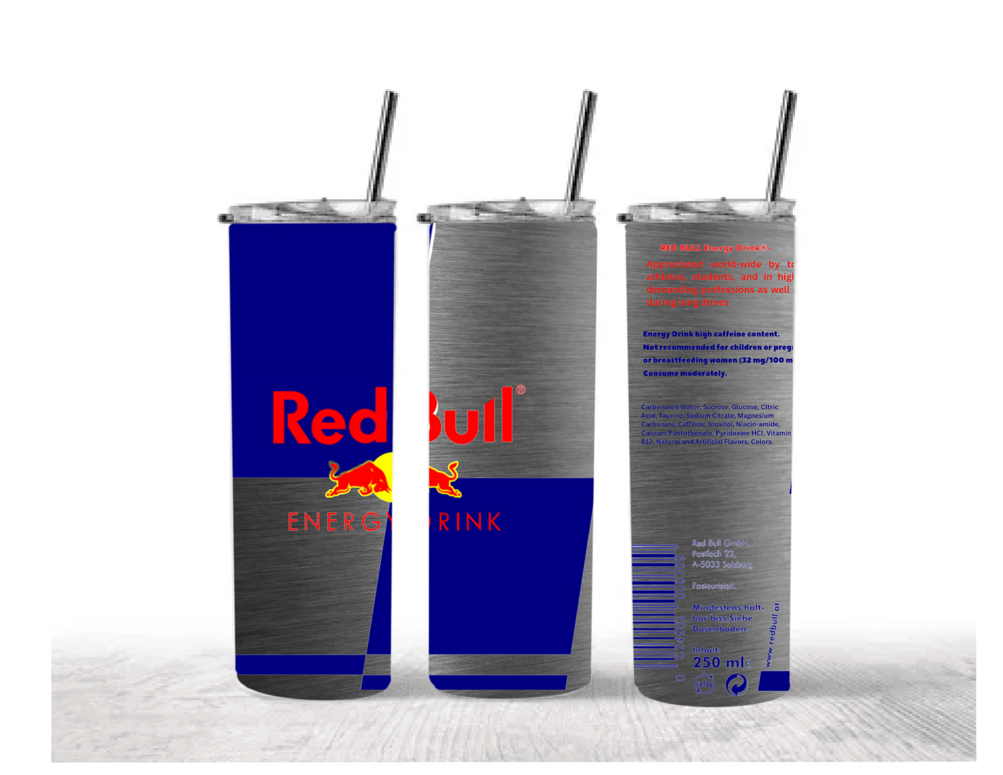 Red Bull 20 oz tumbler