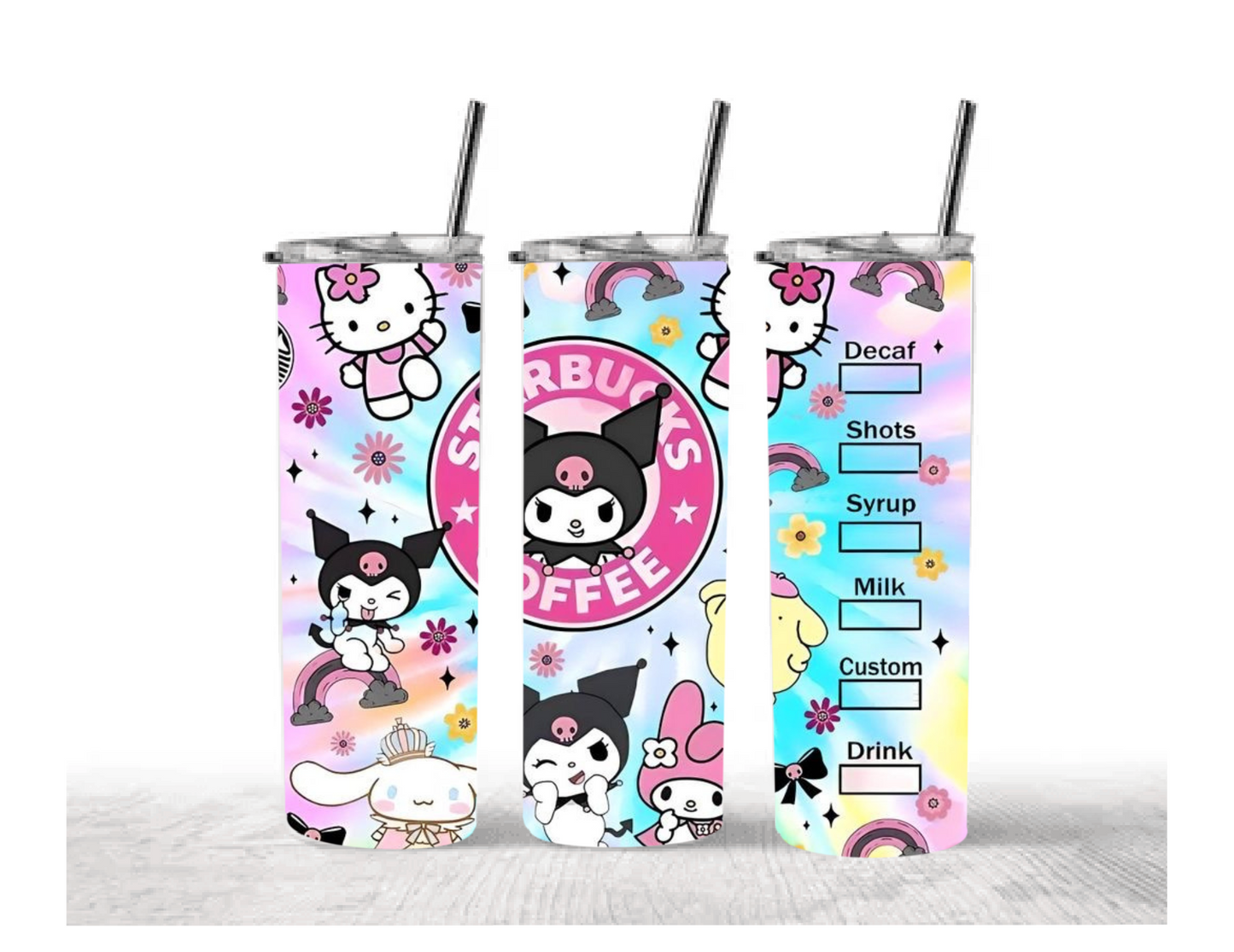 Kuromi "Starbucks" 20 oz tumbler