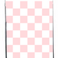 pink checkered print