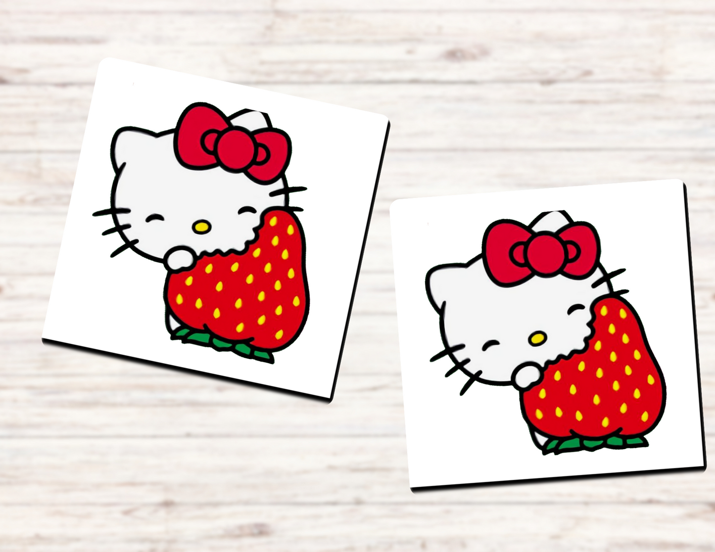 Strawberry Coaster 2 Pack