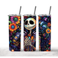 jack day of the dead 20 oz tumbler