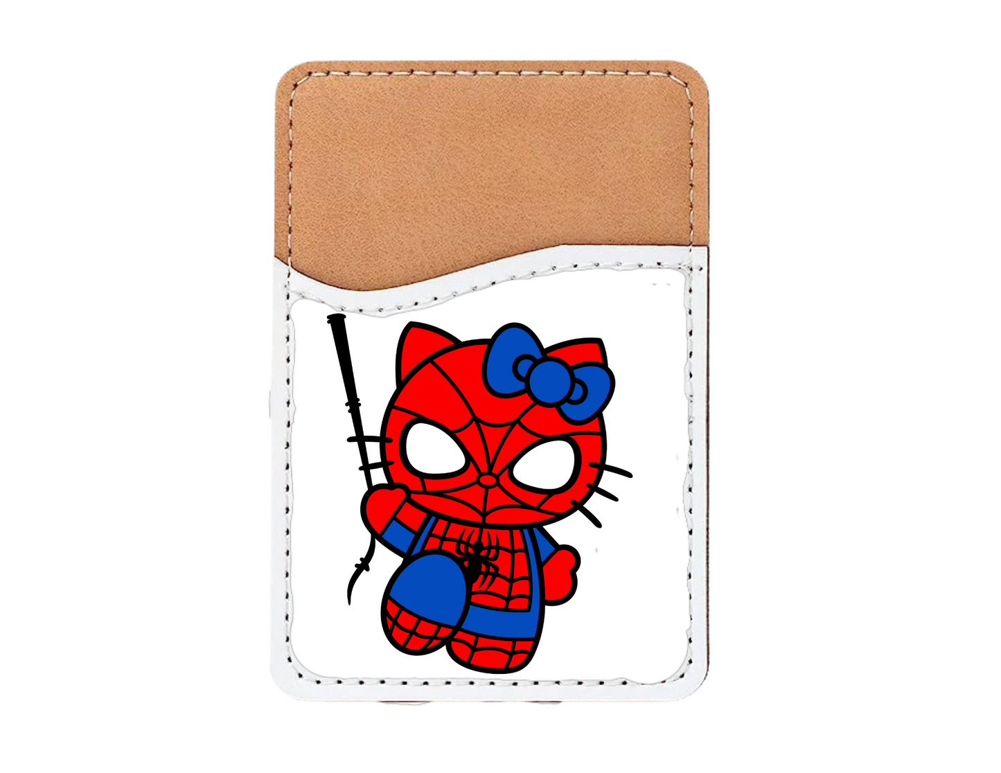 spidey hello kitty phone wallet